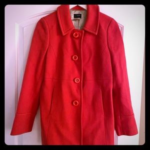 J. Crew Magenta Pea Coat
